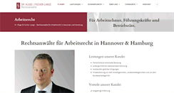 Desktop Screenshot of kluge-recht.de